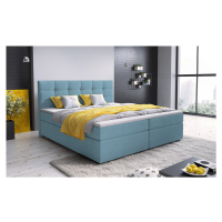MSL Kontinentální čalouněná postel GLAM (160 x 200 cm) Barva látky: COSMIC 05