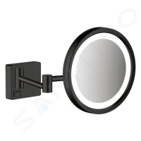 Hansgrohe 41790670 - Kosmetické nástěnné zrcátko s LED osvětlením, matná černá