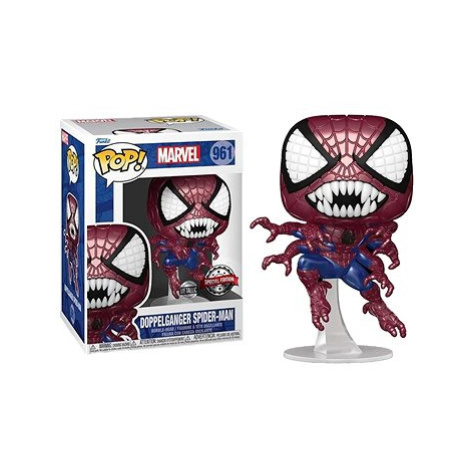 Funko POP! Marvel: Spider-Man - Doppelganger Spider-Man (Metallic) Ex 961