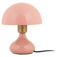 Růžová stolní lampa s kovovým stínidlem (výška 23 cm) Binc – Leitmotiv