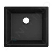 Hansgrohe 43431170 - Podstavný granitový dřez S510-U450, grafitová černá