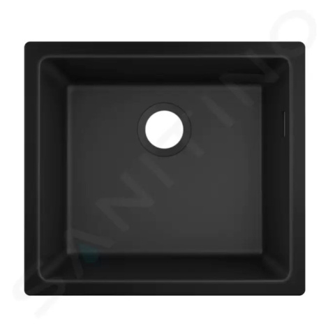 Hansgrohe 43431170 - Podstavný granitový dřez S510-U450, grafitová černá