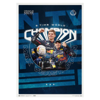Umělecký tisk Oracle Red Bull Racing - Max Verstappen - 2023 F1® World Drivers' Champion, (40 x 