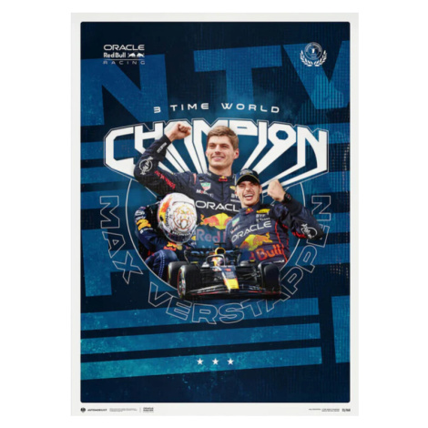Umělecký tisk Oracle Red Bull Racing - Max Verstappen - 2023 F1® World Drivers' Champion, 40x50  Automobilist
