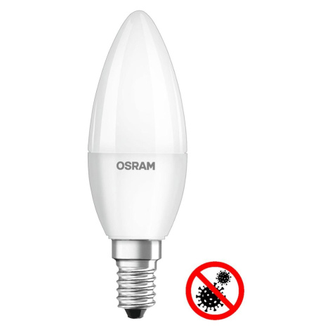 LED žárovka LED E14 B35 4,9W = 40W 470lm 4000K Neutrální 200° OSRAM Antibakteriální