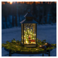 Konstsmide Christmas LED dekorační lucerna Santa Claus černá IP44 32cm