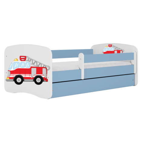 Kocot kids Dětská postel Babydreams hasičské auto modrá, varianta