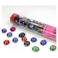 Chessex Gaming Glass Stones in Tube Iridized Assorted Colors (žetony) – 40 ks