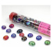 Chessex Gaming Glass Stones in Tube Iridized Assorted Colors (žetony) – 40 ks