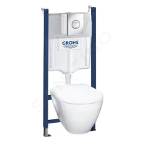 Grohe 38950000 - Sada pro závěsné WC + klozet a sedátko softclose, tlačítko Nova Cosmopolitan, c