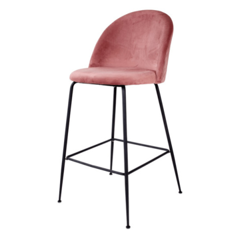 Růžové barové židle