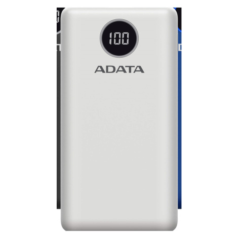 ADATA P20000QCD Power Bank 20000mAh, bílá