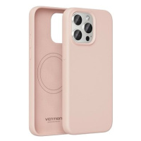 Vention Liquid Silicone Case for iPhone 15 Pro Max with MagSafe Dusty Pink