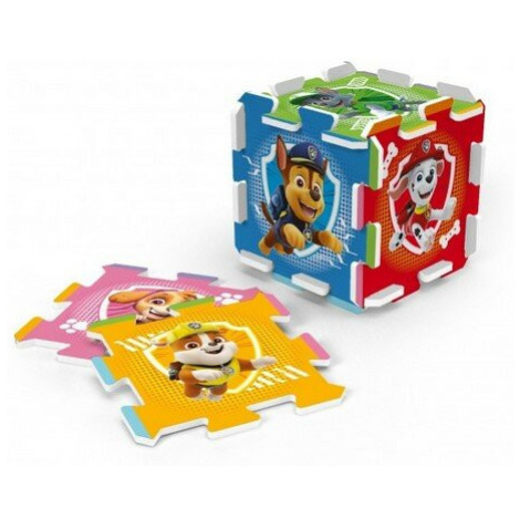 Pěnové puzzle Paw Patrol, 32x32x1cm 8ks ve fólii Trefl