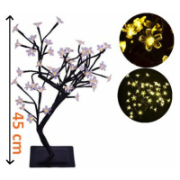 Nexos 5978 Dekorativní LED osvětlení - strom s kvítky, teple bílé