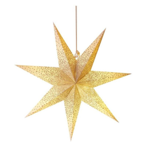Vánoční dekorace 1xE14/25W/230V pr. 60 cm zlatá Donoci