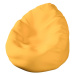 Dekoria Náhradní potah na sedací vak, slunečně žlutá, pro sedací vak Ø60 x 105 cm, Loneta, 133-4