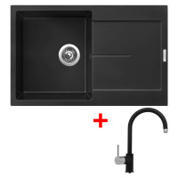 Sinks ULTIMA 790 Pureblack + Vitalia GR