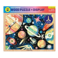 Mudpuppy Dřevěné puzzle Vesmírná mise 100 dílků