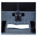Plastia Samozavlažovací velkoobjemový truhlík Berberis UNO 45 cm x 39 cm x 35 cm - antracit