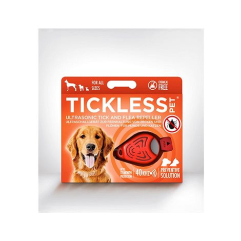 Tickless Pet Ultrazvukový odpuzovač klíšťat a blech pro psy orange