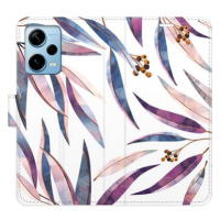 iSaprio flip pouzdro Ornamental Leaves pro Xiaomi Redmi Note 12 Pro+ 5G