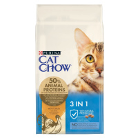 Cat Chow Adult 3in1 s krůtím 15 kg