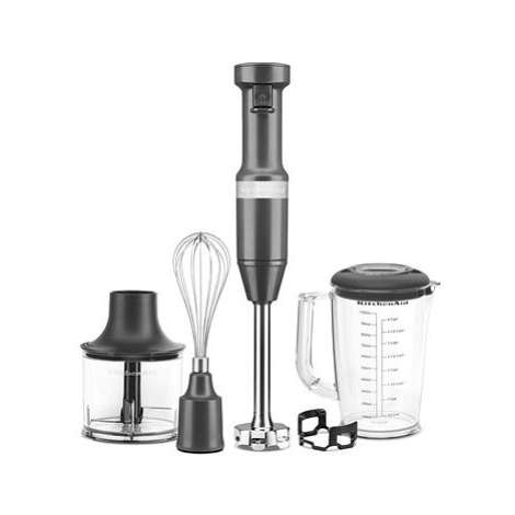 KitchenAid 5KHBV83EDG, Tyčový mixér s příslušenstvím, matná tmavě šedá