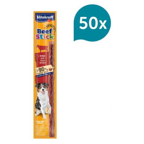 Vitakraft Beef Stick hovězí tyčinky, 50 kusů