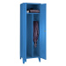 Wolf Ocelová skříňka, 1 vysoký oddíl, plnostěnné dveře, světle modré, šířka oddílu 600 mm