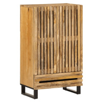 vidaXL Highboard 60 x 34 x 100 cm masivní hrubé mangovníkové dřevo