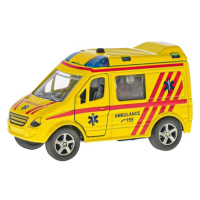 Auto ambulance CZ 11cm kov na zpětný chod na baterie česky mluvící se světlem