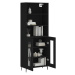 vidaXL Skříň highboard černá 69,5 x 34 x 180 cm kompozitní dřevo