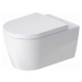 DURAVIT ME by Starck Závěsné WC se sedátkem SoftClose, Rimless, HygieneGlaze, bílá 45790920A1