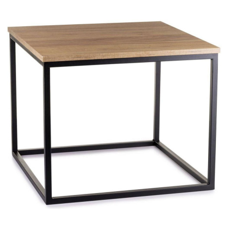 HowHomely Konferenční stolek KVADRATO 50x61 cm černá