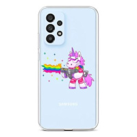 TopQ Kryt Samsung A33 5G silikon Rainbow Gun 74193