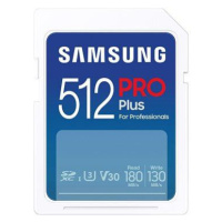 Samsung/SDXC/512GB/USB 3.0/USB-A/Class 10/+ Adaptér/Modrá