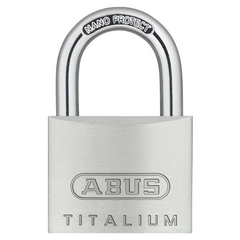 ABUS Visací zámek s cylindrickou vložkou, 64TI/40 Lock-Tag, bal.j. 12 ks, stříbrná