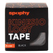 SPOPHY Kinesiology tape black tejpovací páska černá 5 cm x 5 m