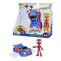 Spider-man Spidey and his Amazing friends tématické vozidlo - Miles with Drill Spinner