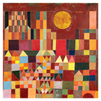 Obrazová reprodukce Castle and Sun, 1928, Paul Klee, 40 × 40 cm