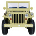 Dětský elektrický vojenský jeep willys 4x4 24V, 4x90W béžový