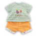 Oblečení T-shirt&Shorts Garden Delights Corolle pro 30cm panenku od 18 měsíců