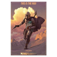 Plakát Star Wars: The Mandalorian - On The Run (259)