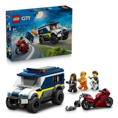LEGO® CITY 60479 Policejní dodávka pro převoz vězňů