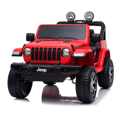 Mamido Elektrické autíčko Jeep Wrangler Rubicon 4x4 červené
