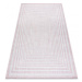 Dywany Łuszczów Kusový koberec Sion Sisal Labirinth 22376 pink/ecru – na ven i na doma - 80x150 