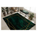 Dywany Łuszczów Kusový koberec Emerald 1022 green and gold - 80x150 cm
