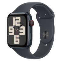 Apple Watch SE GPS + Cellular 44mm temně ikoustové hliníkové pouzdro s temně inkoustovým sportov