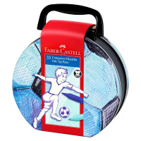 Faber-Castell, 155538, Connector, fixy fotbalový míč, 33 fixů + 10 klipů